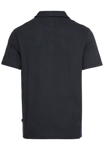 Kurzarm Poloshirt mit Brusttasche Blau 3XL