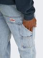 ONSEDGE STRAIGHT CAR LB 1087TAI DNM NOOS 29/30 Gerade geschnitten - Light Blue Denim