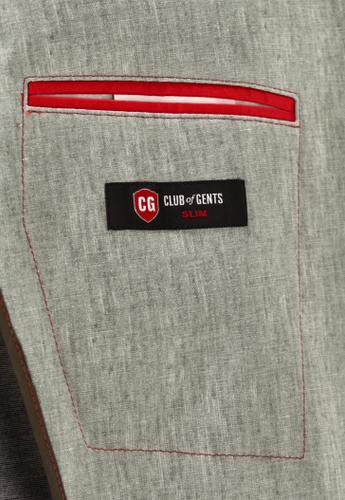 CG Carter-J-GRS Sakko 27 Slim Fit - Hellgrün