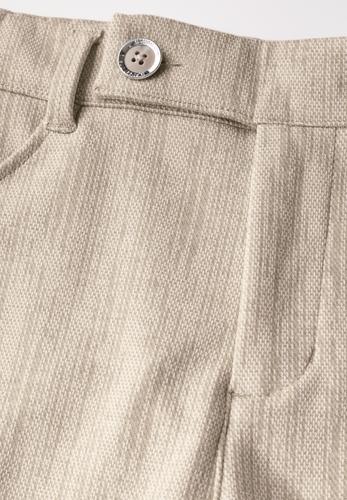 Chino mit Knopfdetail 34/28 - Honey Sand Mel.