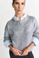 Strickpullover - Silber / XS