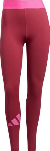 adidas Damen TECHFIT ADI LIFE MID RISE LONG BOS TIGHT M in Rot