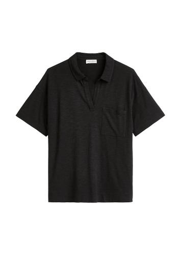 Poloshirt regular M Regular Fit - Black