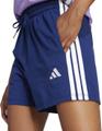 ADIDAS Damen Shorts Essentials 3-Streifen Cotton M in Blau