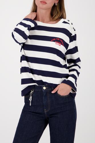 Sweatshirt mit Streifen 38 - Marine Ringel