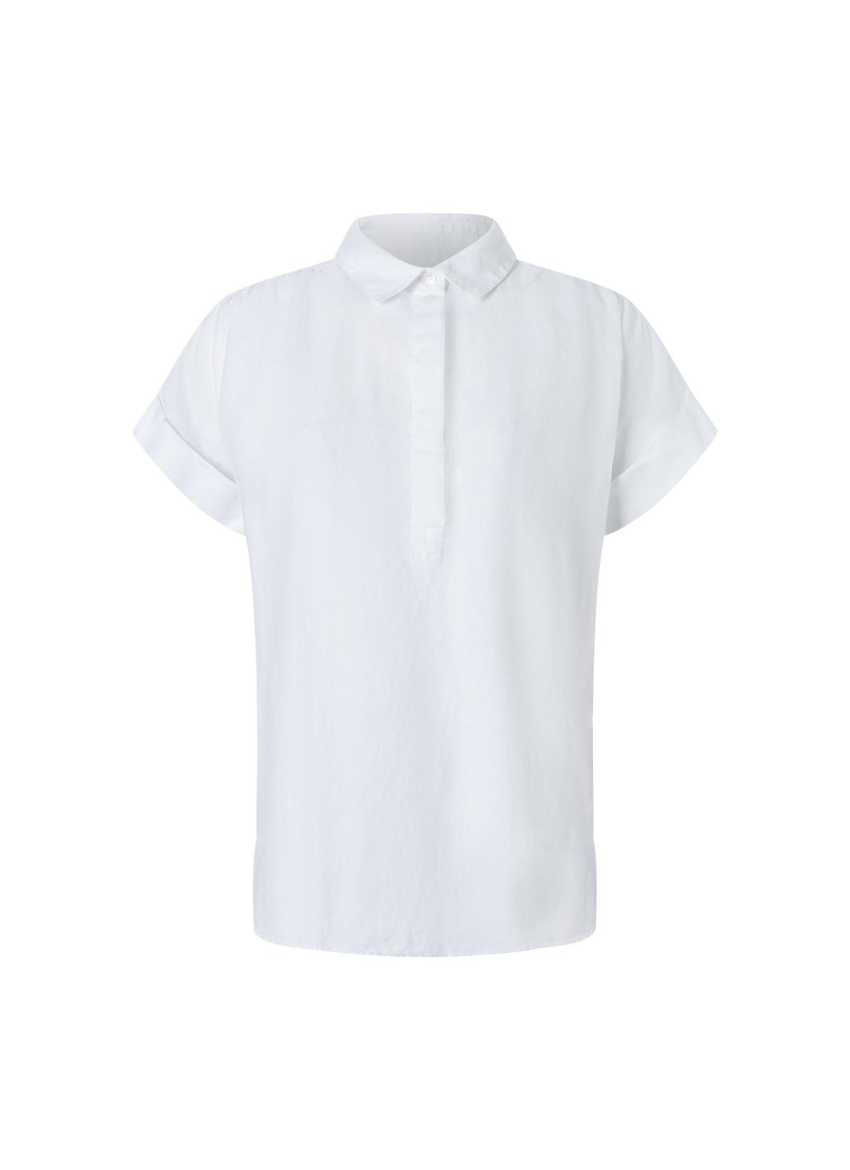 Bluse o. Arm Relaxed Fit - Pure White