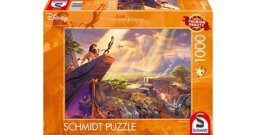 Schmidt Spiele Puzzle »Disney, König der Löwen«, 1000 Puzzleteile, Thomas Kinkade; Made in Europe