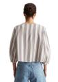 Gestreifte Blusenjacke relaxed L Relaxed Fit - Offwhite_multi_01