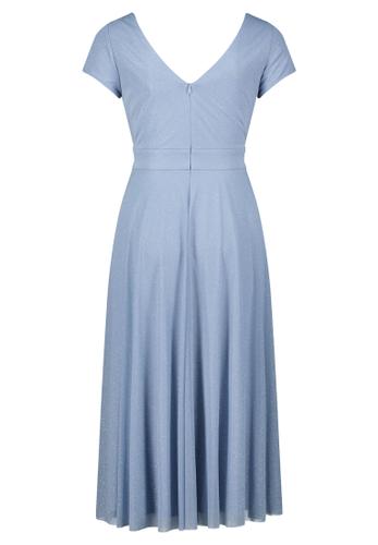 Cocktailkleid 38 Ausgestellt - Blue/silver