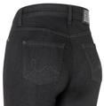 MAC JEANS - LAURA, Authentic Stretch Denim 44/30 Flared Fit - Schwarz