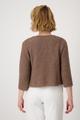 Jacke mit Reiskornmuster 38 - Brandy