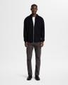 SLHEMANUEL SOFT FULL ZIP SWEAT NOOS Schwarz S