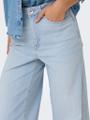 ONLMADISON BLUSH HW WIDE DNM CRO495 NOOS M/30 Weiter Beinschnitt - Light Blue Bleached Denim