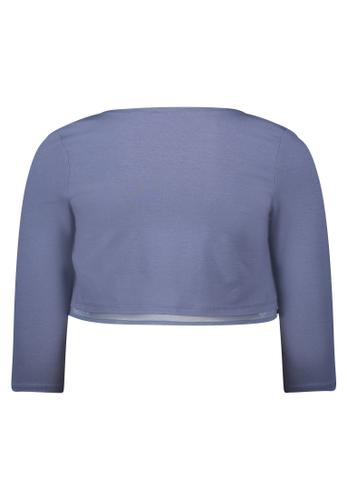 Bolero-Jacke 42 Figurbetont - Blue Stone