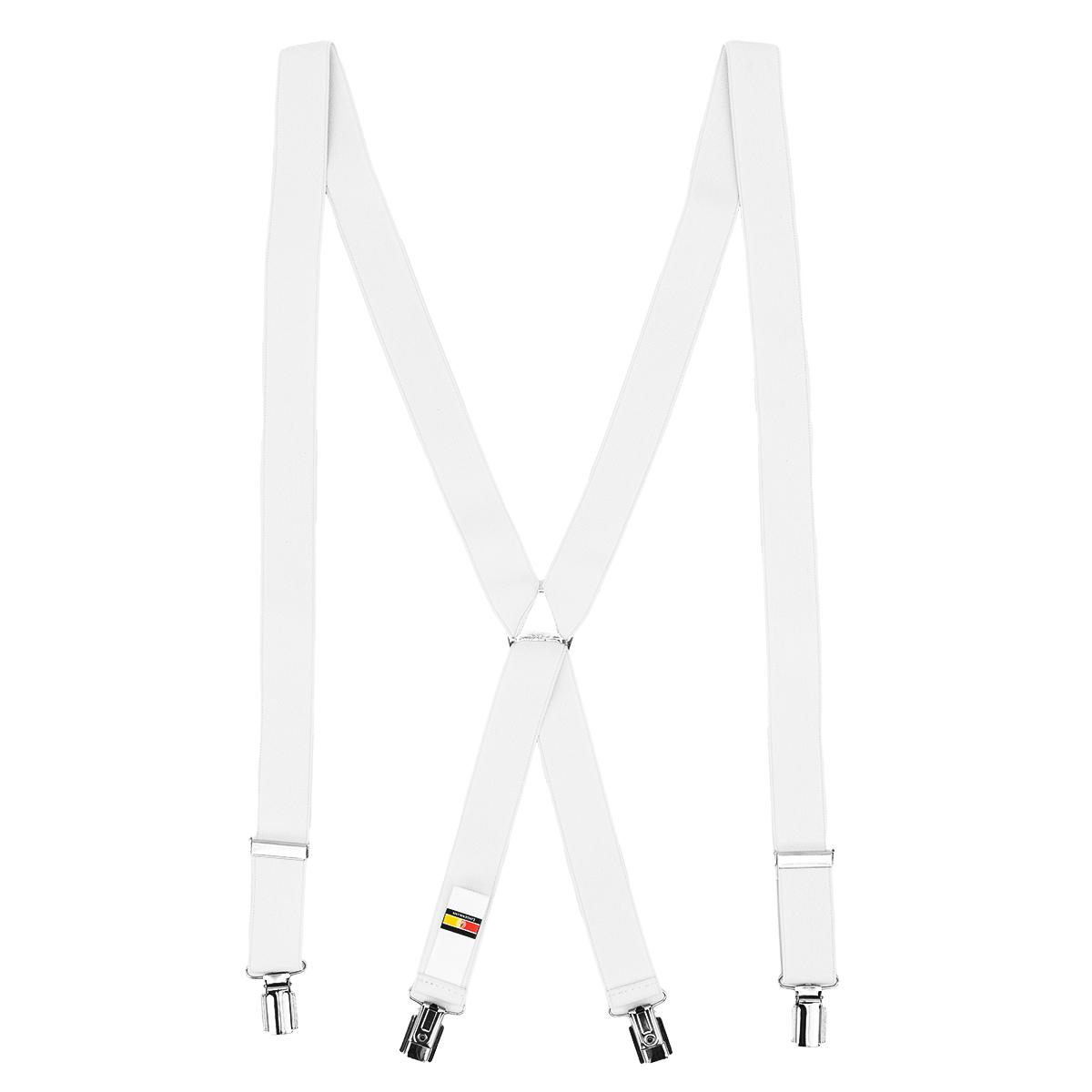 Hosenträger LINDENMANN X-Form 120 - Weiss