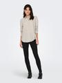 JDYTHEIS LIFE L/S LOOSE SHIRT WVN NOOS M Normal geschnitten - Silver Lining