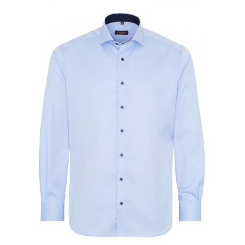 Cover Shirt Twill Langarm 41/Langarm - 65cm MODERN FIT - Hellblau