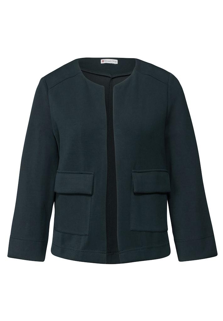 Silk-Look Jacke Grün 36