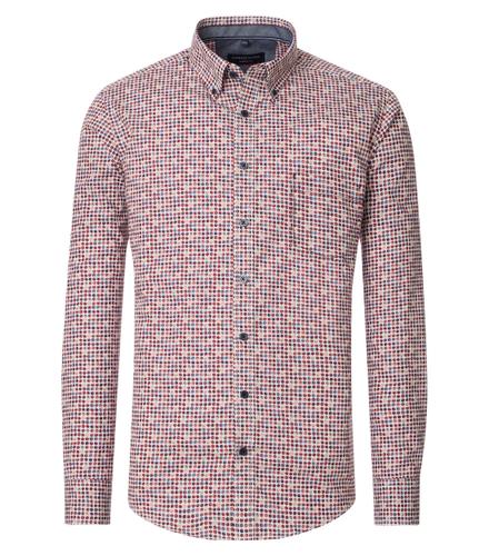 Freizeithemd XL Casual Fit - Rot