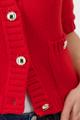 Strickjacke mit Knöpfen 40 - Red