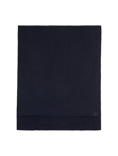 Schal aus Baumwoll-Mischung OS Regular Fit - Navy Plaited Tonal Stripe