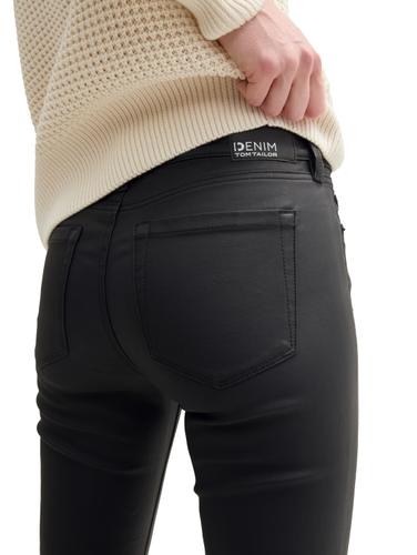TTNELA EXTRA SKINNY Coated Jeans 27/32 Skinny Fit - Coated Black Denim