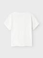 NMFZOSIGNE NREG SS TOP 122/128 Normal geschnitten - Bright White