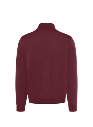 Pullover Rollkragen 1/1 Arm 60 Classic Fit - Weinrot