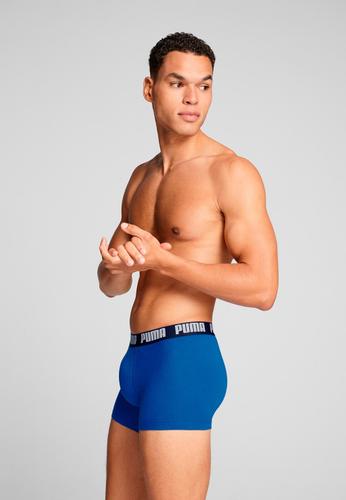 PUMA Herren Unterhose MEN EVERYDAY BASIC BOXER 2P M in Blau