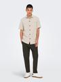 ONSNEWKODYL LIFE REG SS SHIRT NOOS L Normal geschnitten - Moonstruck