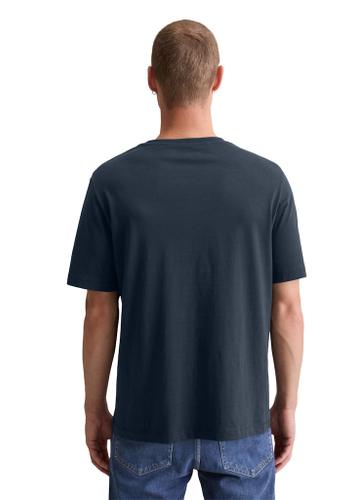 T-Shirt regular M - Navy Teal