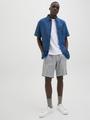 JPSTACE MYKONOS LINEN BLEND SHORTS REG L Verjüngt - Blue Indigo