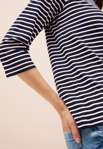 Gestreiftes Shirt L - Urban Dark Blue