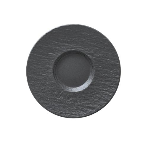 Villeroy und Boch Manufacture Rock Kaffeeuntertasse 15,5cm - Schwarz