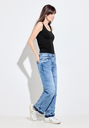 Top in Unifarbe M - Black
