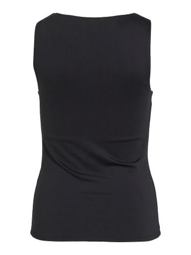 VIKENZA U-NECK S/L TANK TOP REV - NOOS L Eng anliegend - Black