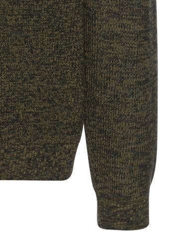 Strickjacke mit Reißverschluss XL Regular Fit - Leaf Green