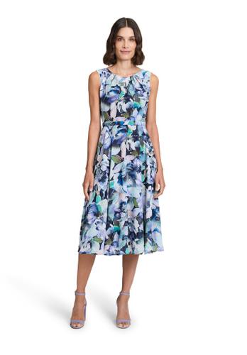 Cocktailkleid Blau 38