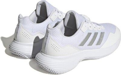 ADIDAS Damen Tennisoutdoorschuhe GameCourt 2 W 41 ⅓ in Silber