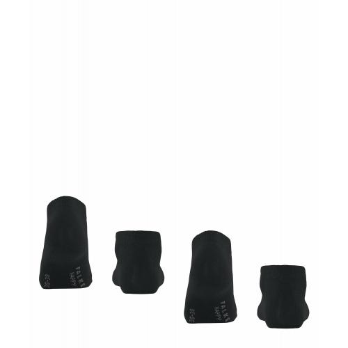 FALKE Happy 2-Pack Damen 39-42 - Black