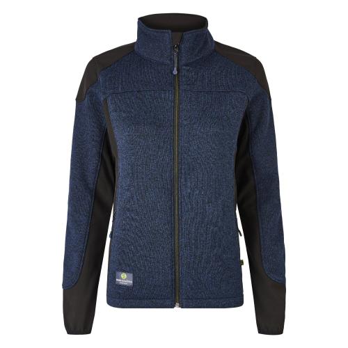 Damen-SMART Strickfleecejacke - Navy - Gr: XXL