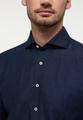 Linen Shirt Twill Langarm 38/Langarm - 67cm SLIM FIT - Midnight