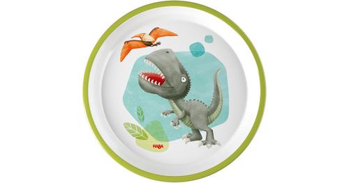 Kinderteller Dinos hellgrün