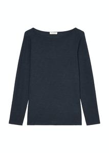 Longsleeve regular Blau S