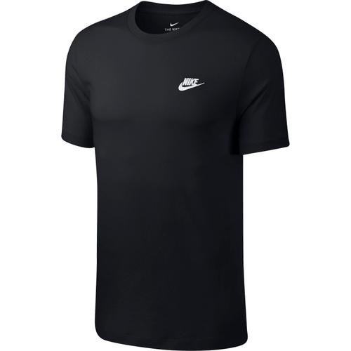 NIKE Herren T-Shirt M NSW CLUB TEE S in Schwarz