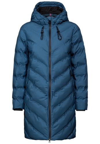 Mantel mit Schweißnähten S - Dull Teal Blue