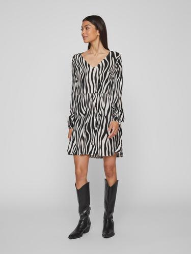 VIFINI L/S SHORT DRESS - NOOS 34 Normal geschnitten - Black