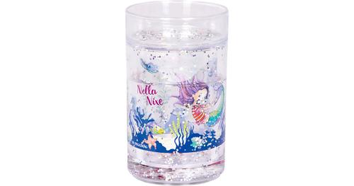 Glitzerbecher mit Schwimmelementen - Nella Nixe