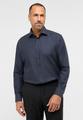 Hemd Fischgrat Langarm 40/Langarm - 65cm MODERN FIT - Anthrazit