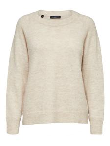 SLFLULU LS KNIT O-NECK NOOS M Normal geschnitten - Birch